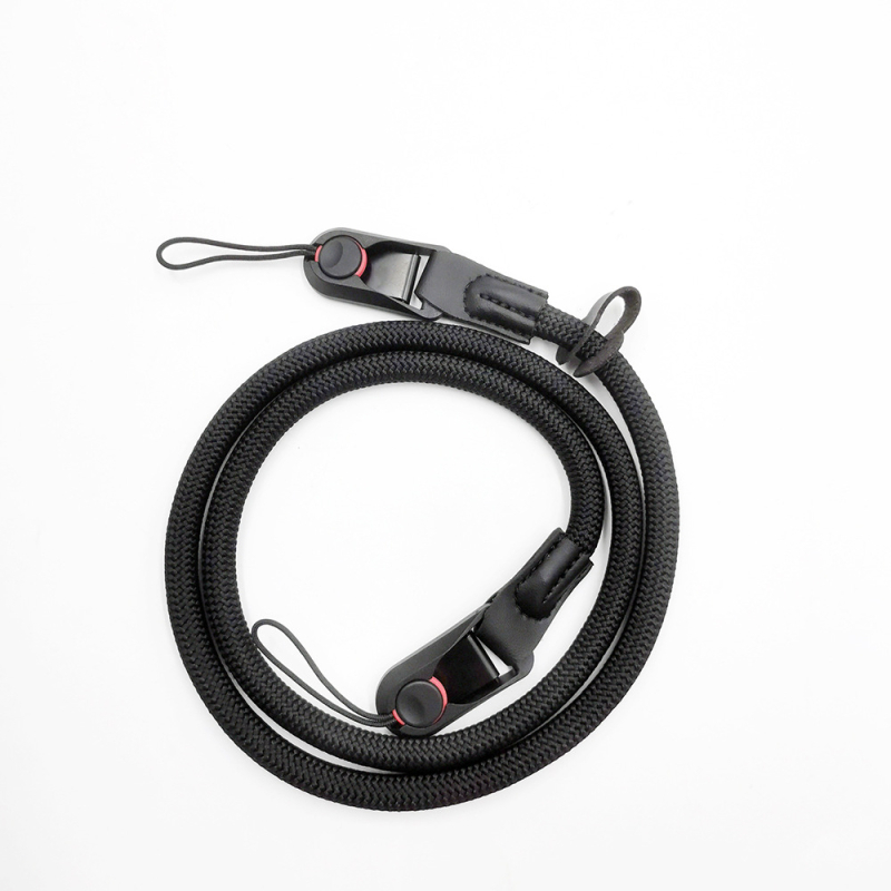 Nailono virvės kameros pečių juosta, reguliuojamo ilgio, su dviem sagtelėmis, greito atpalaidavimo sagtimi, model TD6243, Toda