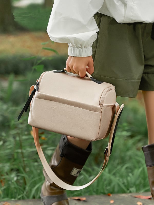 Torba za kameru od PU materijala; vodootporna; ultra laka; antibakterijska; crossbody stil