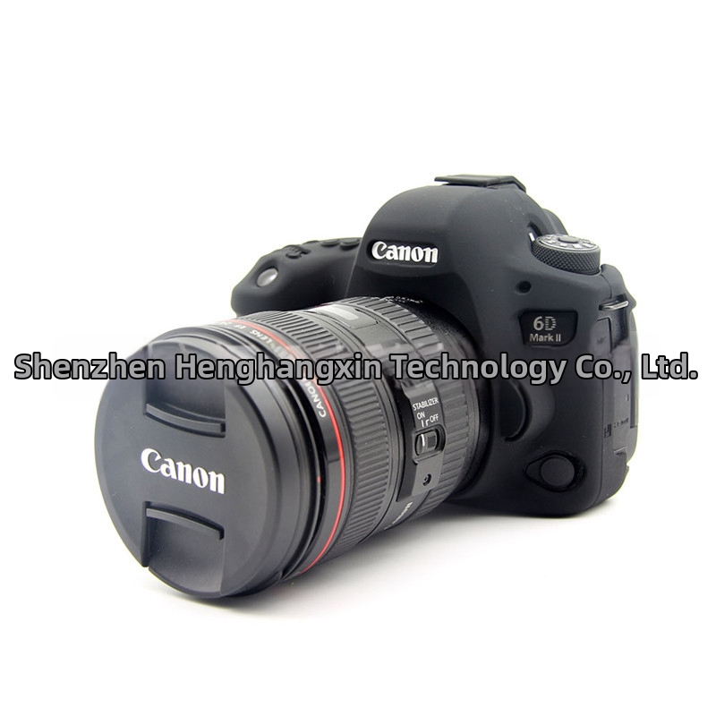 Silikónový kryt pre Canon EOS 6D Mark II DSLR, ochrana proti nárazom a opotrebeniu, OEM spracovanie