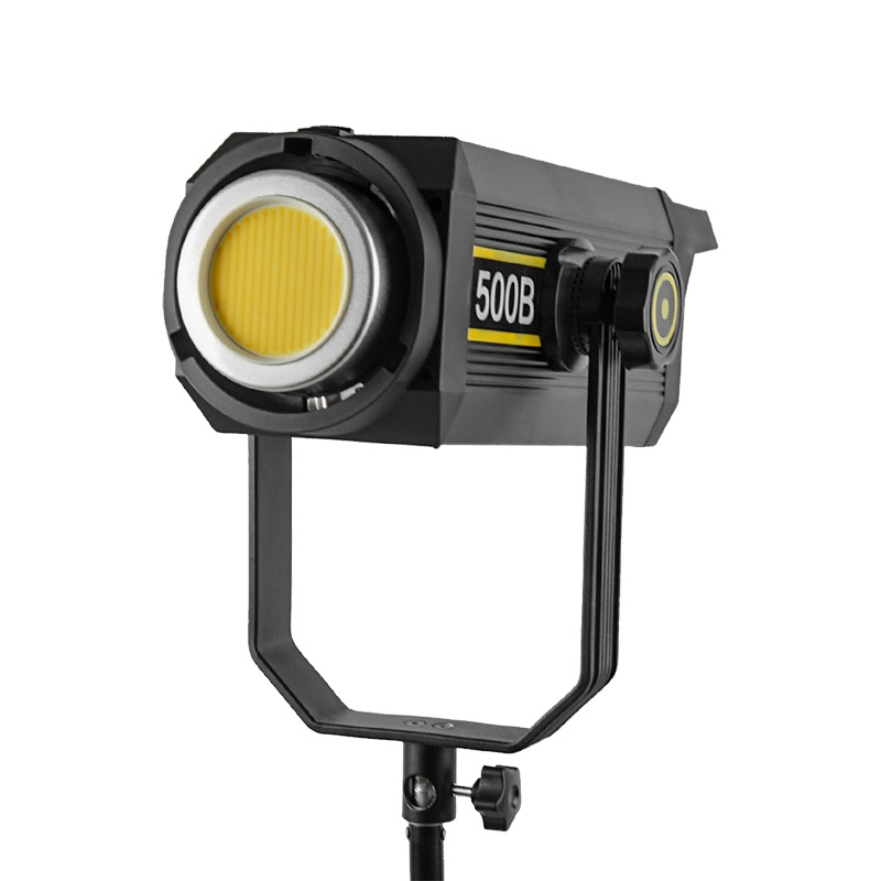 Profesionalno studijsko svjetlo COB 500W, podesiva boja temperatura 2700–6500K, regulacija jačine, daljinski upravljač — za studijsku fotografiju i prijenos uživo