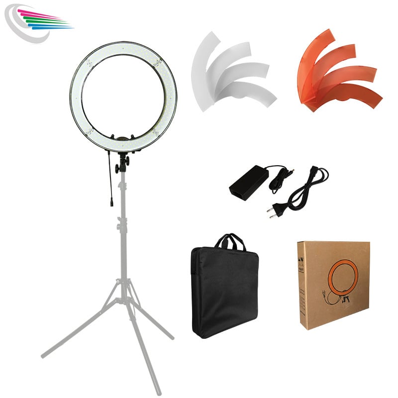 Iluminator LED profesional pentru fotografie pentru camere, 50W, 5500K, reglabil, 100-240V