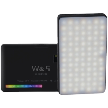 Prenosna LED rasvjeta za mobitel i vloganje – RGB LED, 8W, 3.7V, regulacija jačine svjetla, RGB način