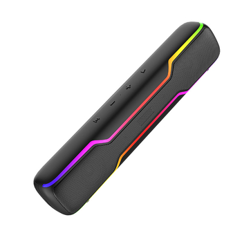 Desktop Bluetooth zvučnik sa RGB osvjetljenjem, 2 zvučnika, Bluetooth 5.3, 16W, USB/TF podrška, do 6 sati reprodukcije.