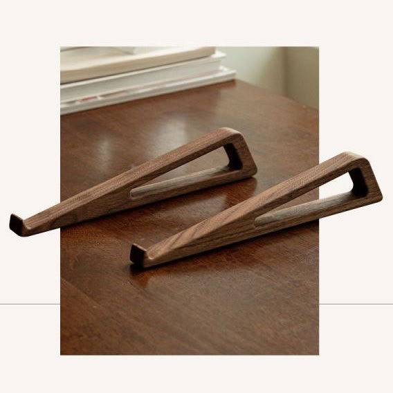 Držač za laptop od bambusa za stol – povećanje visine, prenosno, mini držač za tablet