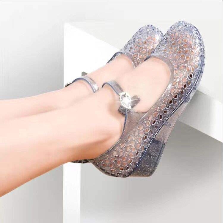 Ženske gumene čizme za kišu, niski dio, kratka cijev, srednji pet, protuklizna potplata, pogodne za kuhinju