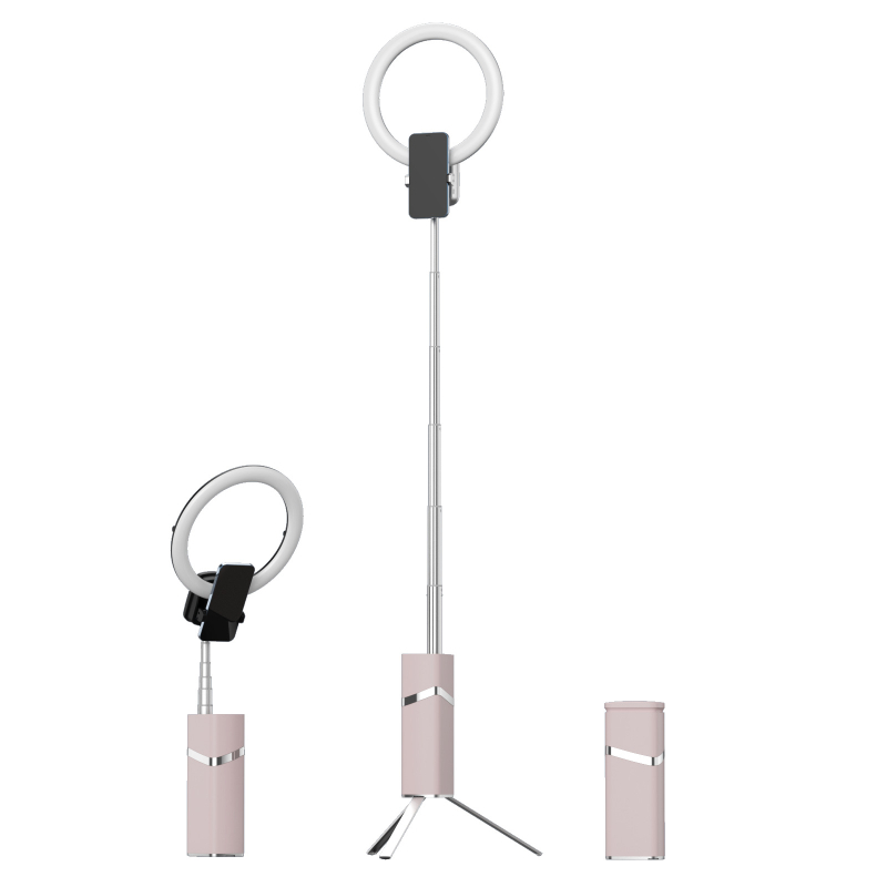 YY-1 osvetlenie pre živé vysielanie, skladací kruhový LED 10W, výška 1930 mm, základňa 270×100×75 mm, pre živé vysielanie, selfie, vnútorné/vonkajšie