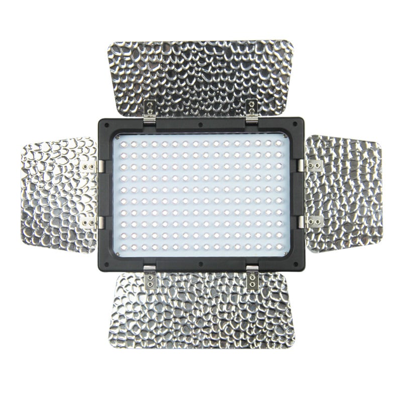 Yu'er W160 LED svjetlo za fotografiju s 160 LED dioda i svjetlosnom pločom – dopunsko svjetlo za svadbene fotografije, snimanje i prijenos uživo