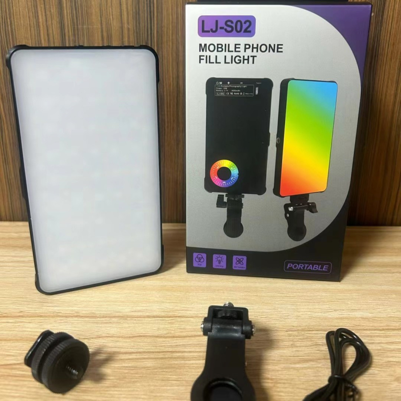 Mini prijenosno LED svjetlo za osvjetljenje dopune za selfie i live streaming, USB napajanje, do 10W, kompaktna džepna lampica