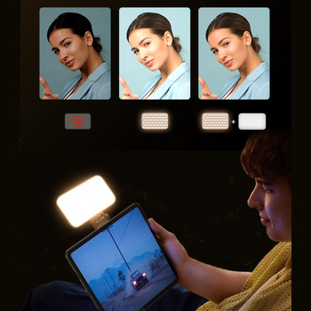 ST120 LED svetlo na doplnenie pre desktop — 3 farebné teploty, pod 10 W, 5V1A, pre živé vysielanie, video a fotografovanie