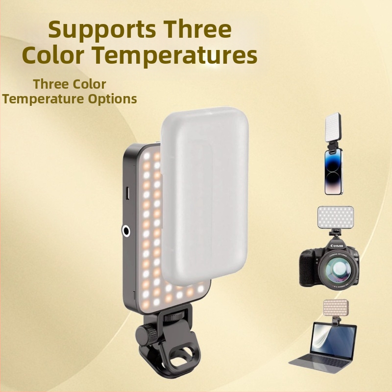 ST120 LED svetlo na doplnenie pre desktop — 3 farebné teploty, pod 10 W, 5V1A, pre živé vysielanie, video a fotografovanie