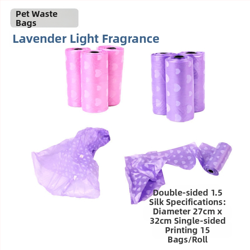 Torbe za smeće kućnih ljubimaca, plastične vrećice s spiralnim dizajnom, pakiranje 1000 kom