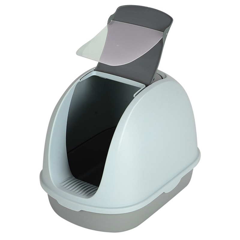 Bioline potpuno zatvorena mačja kutija s prednjim poklopcem, velika unutarnja zapremina, nepropusna i kontrola mirisa