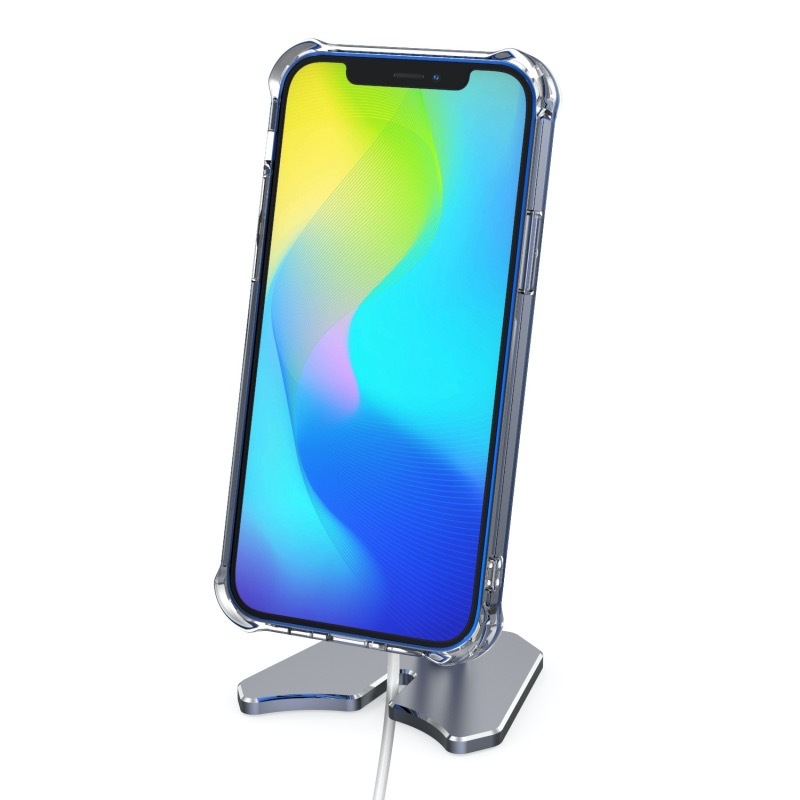 Stolni držač s bežičnim punjenjem od aluminijskog legura — sklopivi držač, 80 g, kompatibilan s iPhone/iPad serijom