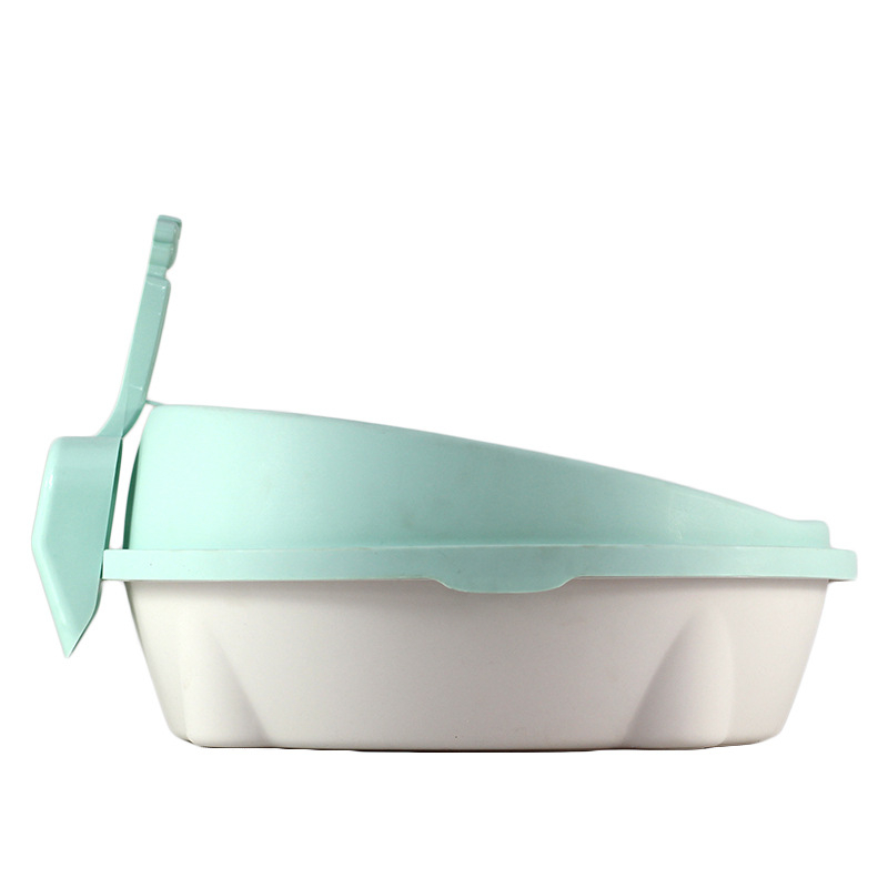 Poluzatvorena kutija za mačke, dizajn protiv pukotina, plastična konstrukcija