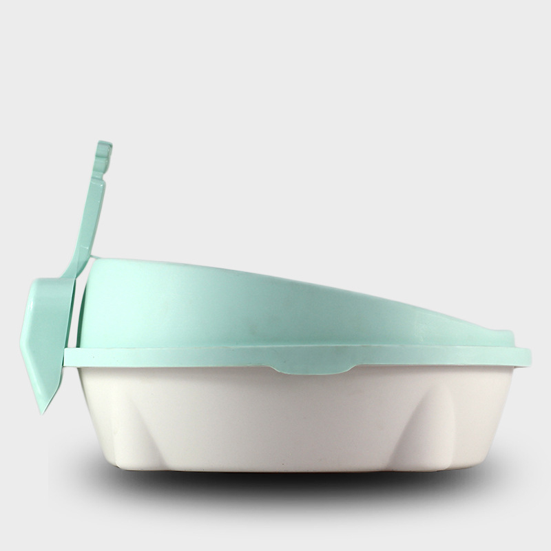 Poluzatvorena kutija za mačke, dizajn protiv pukotina, plastična konstrukcija