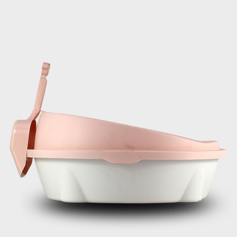 Poluzatvorena kutija za mačke, dizajn protiv pukotina, plastična konstrukcija