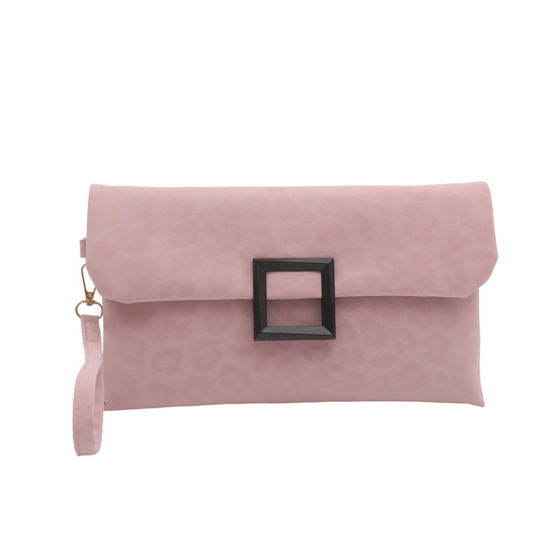PU női boríték alakú táska, városi minimalistikus stílus, kis négyzet alakú clutch belső zsebbel, poliészter bélés, kapucs típusú zárás
