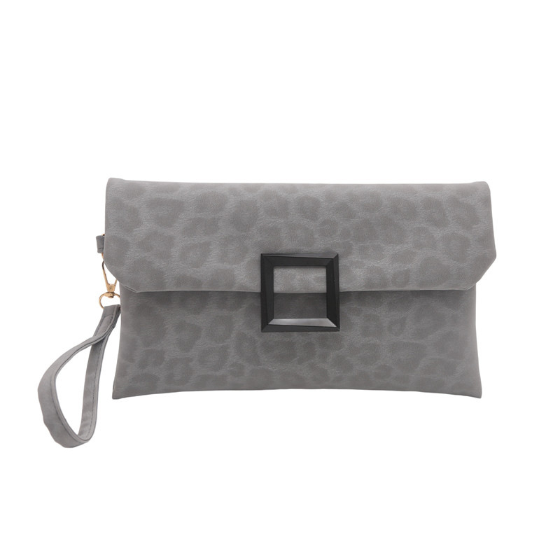 PU női boríték alakú táska, városi minimalistikus stílus, kis négyzet alakú clutch belső zsebbel, poliészter bélés, kapucs típusú zárás