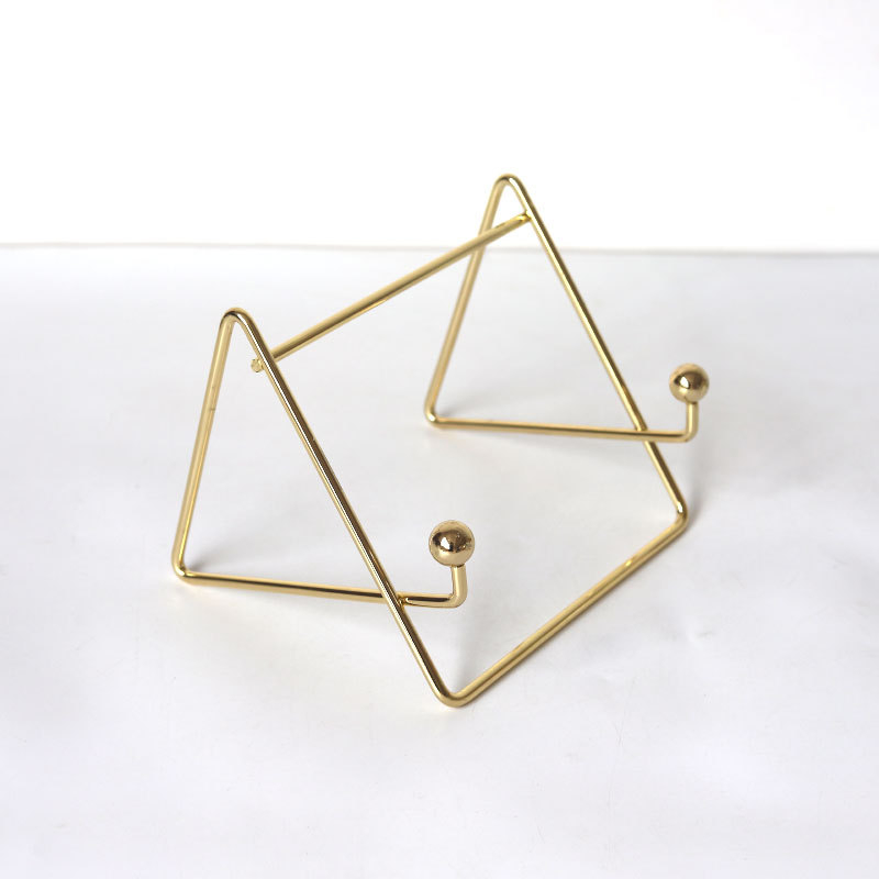 Suport pentru tabletă din fier forjat — bază de birou metalică, cu design bidirecțional, compatibil cu iPad și iPad Mini