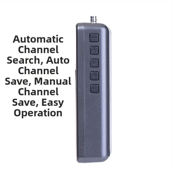 My205 pārnēsājamais Bluetooth raidītājs, stereo FM radio, digitālā iestatīšana, 2 kanāli, litija akumulatora