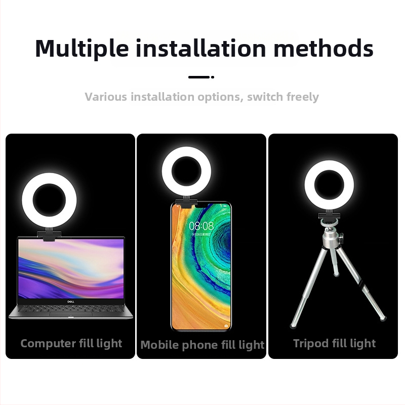 LED vyplňujúce svetlo E3 pre živé fotografovanie, <10W, 5V