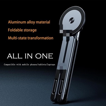 Stojak za prijenosno računalo A-8, sklopiv, aluminijska legura, univerzalni nosač, 214 g