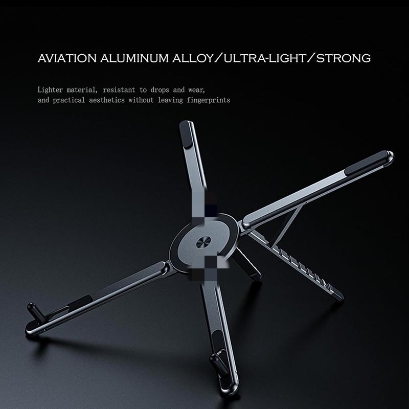 Stojak za prijenosno računalo A-8, sklopiv, aluminijska legura, univerzalni nosač, 214 g