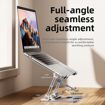 Kovová skladacia držiak pre notebook, telefón a tablet – viacerofunkčný domáci kancelársky stojan, univerzálna kompatibilita s iPad, iPhone generáciami a iPod touch 4. generácie; hmotnosť 1260 g