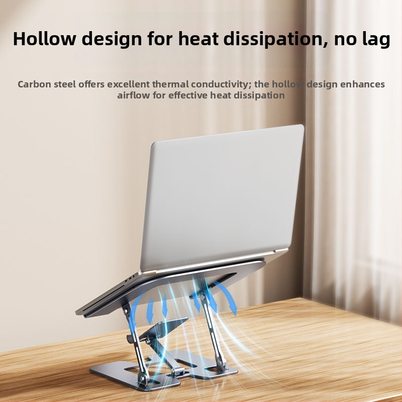 Kovová skladacia držiak pre notebook, telefón a tablet – viacerofunkčný domáci kancelársky stojan, univerzálna kompatibilita s iPad, iPhone generáciami a iPod touch 4. generácie; hmotnosť 1260 g