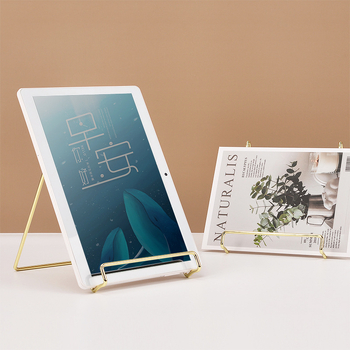 Desktop nosač za tablet i телефон sa držačem za фотографije i stalak za časopis; Materijal: Željezo; Funkcija: Višenamjenski, bez ugradnje; Ugradnja: Stolna; Broj slojeva: 1