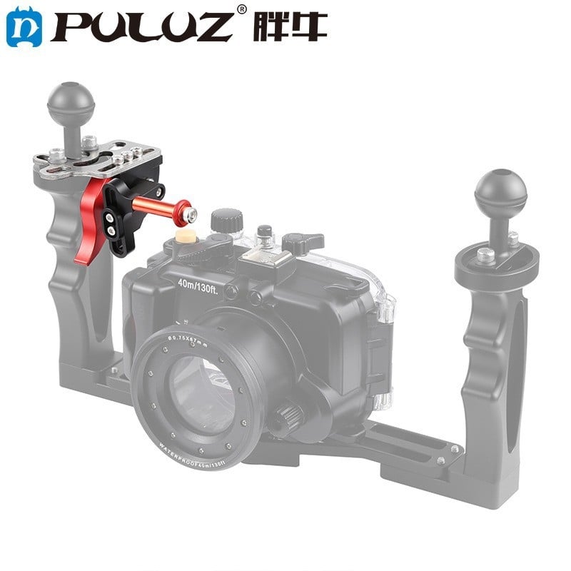 Puluz PU3086 Tijă de extensie a obturatorului pentru camere subacvatice – Suport de montaj pentru camere subacvatice