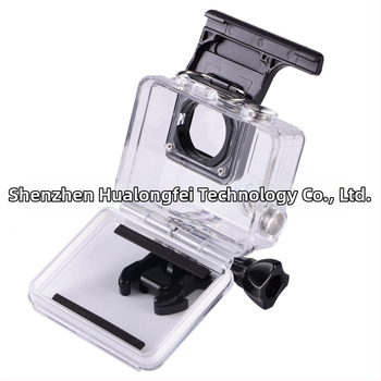 GoPro Hero 3+/4 vodotesné ochranné puzdro, PC materiálu, krištáľovo priehľadné