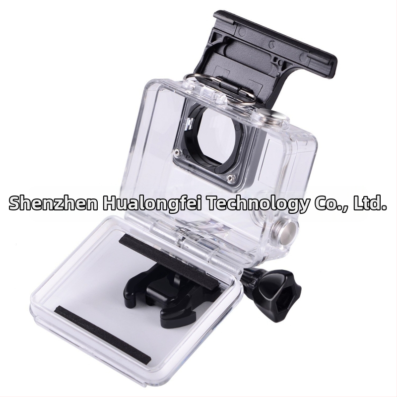 GoPro Hero 3+/4 vodotesné ochranné puzdro, PC materiálu, krištáľovo priehľadné