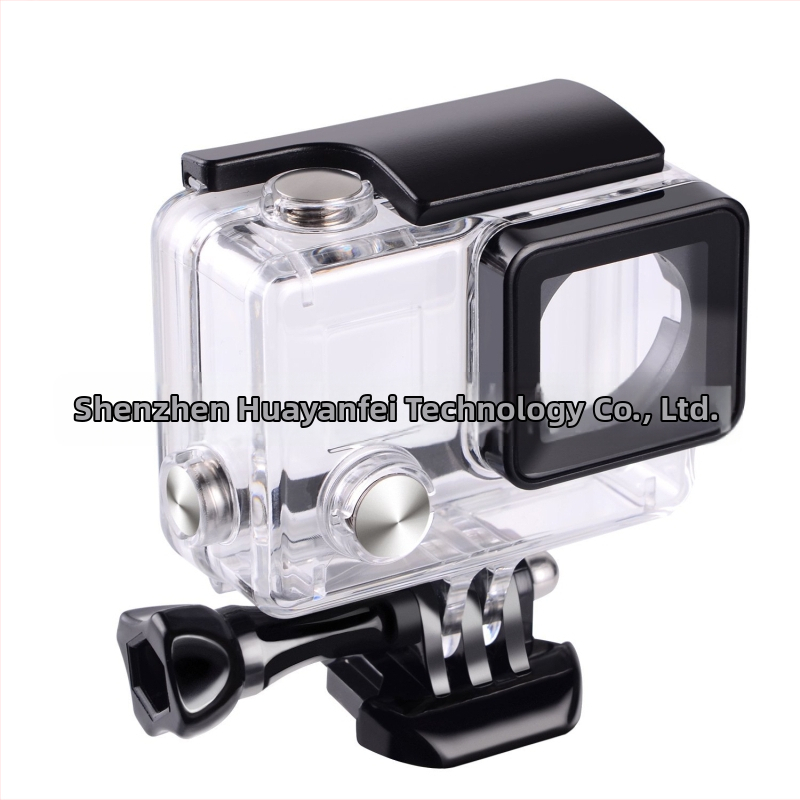 GoPro Hero 3+/4 vodotesné ochranné puzdro, PC materiálu, krištáľovo priehľadné