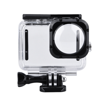 GoPro HERO9/HERO10 Wide-Angle Lens Mod în husă impermeabilă – PC + sticlă optică temperată + butoane din oțel inoxidabil 316, include bază și șurub, 40 m adâncime