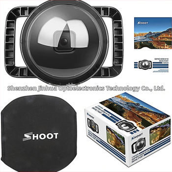 GoPro Hero10/9 niršanas maska – sfēriska ūdensdroša maska, ABS un akrils, modelis XTGP559, pret miglošanu, komplektā 1 maska un aizsarg vāciņš