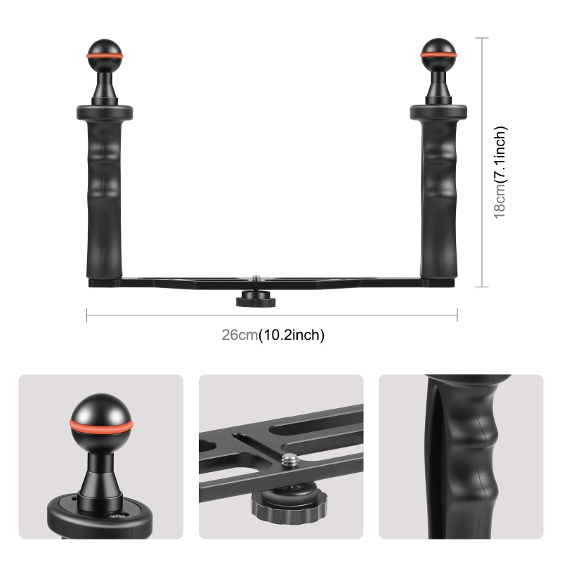 Puluz Fat Cow PU3088 Suport pentru Cameră de Scufundări pentru Fotografie Subacvatică