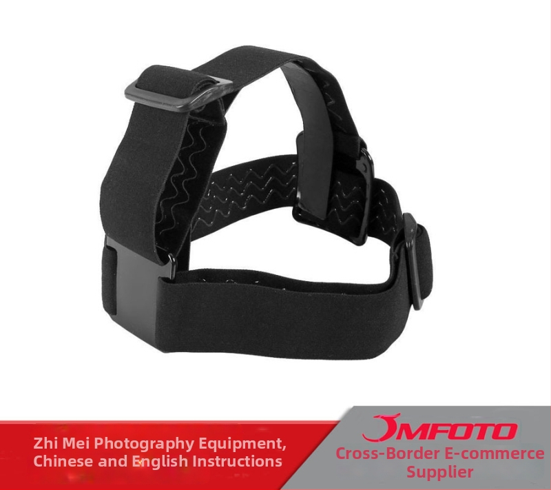 GoPro náhlavné príslušenstvo, tri kusy gumových pásikov, PC materiál, kompatibilné s GoPro Hero 4/3+/3/2 a ďalšími športovými kamerami, GP23