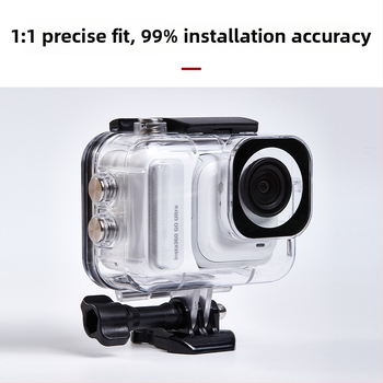 Love xiaou ochranný potápačský kryt pre Insta360 Go Ultra – model A-ysgu-wc, kompatibilný s Go Ultra, materiál PC + tvrdené sklo, možnosť vlastného loga