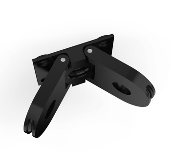 GOPRO HERO 9 Baza s dvostrukim sučeljem i adapterom od 1/4 inča – aluminijska legura, kompatibilna s HERO 9