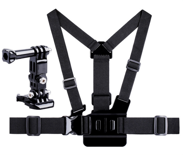 GoPro prsni kaiš s 3-smjernom pomičnom bazom za HERO9/8/7/6/5/4, PC materijal, tiskanje logotipa dostupno