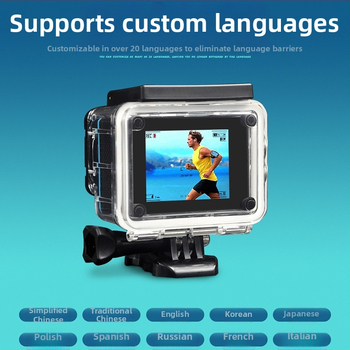 SJ4000 sporta kamera — Ūdensdroša, 2.0'' LCD ekrāns, TF karšu glabāšana, 1 stundu darbības laiks, ABS korpuss