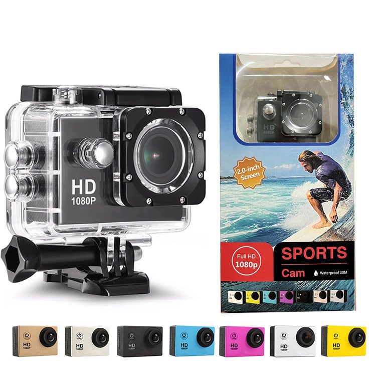 SJ4000 akcijska kamera — Vodootporna, 2.0'' LCD, TF kartica, baterija 1 sat, ABS kućište