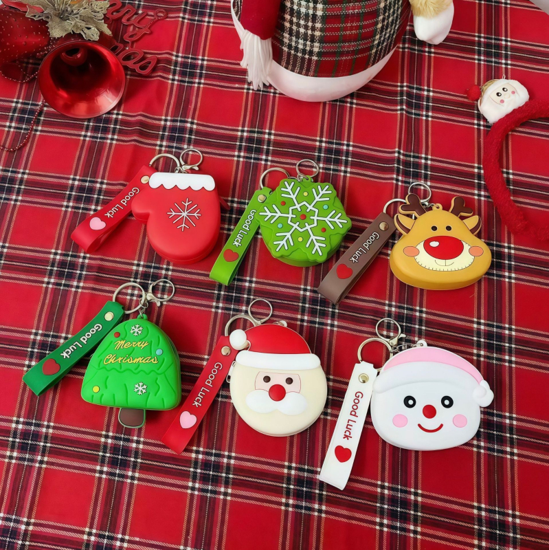 Монетник силиконов с аниме мотиви, детски стил, унисекс, без подплата, пролет 2025