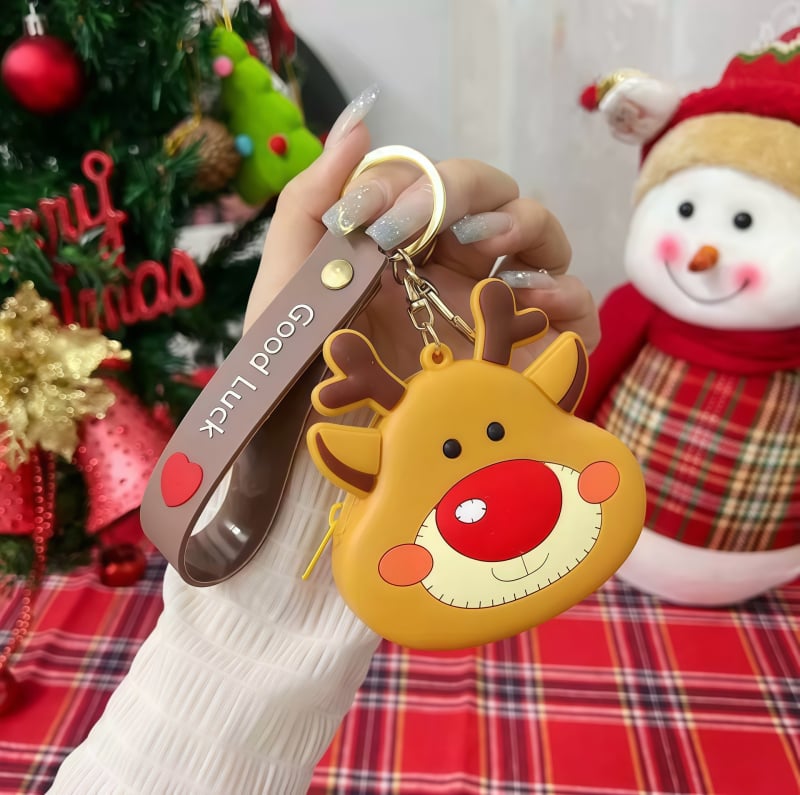 Монетник силиконов с аниме мотиви, детски стил, унисекс, без подплата, пролет 2025