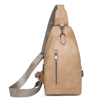 Geantă crossbody din PU pentru femei, Primăvara 2024, căptușeală poliester, închidere cu fermoar, buzunare interne: buzunar cu fermoar, buzunar pentru telefon, buzunar pentru ID