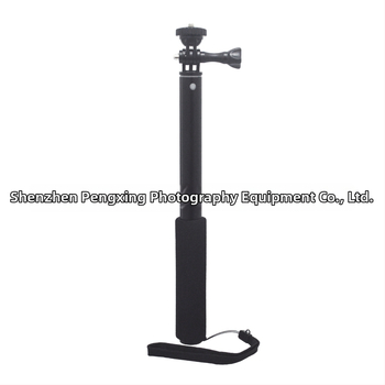 GoPro ir mobiliojo telefono selfie lazda — GP-1088, aliuminio lydinys, 4 sekcijos, maksimali apkrova 2 kg