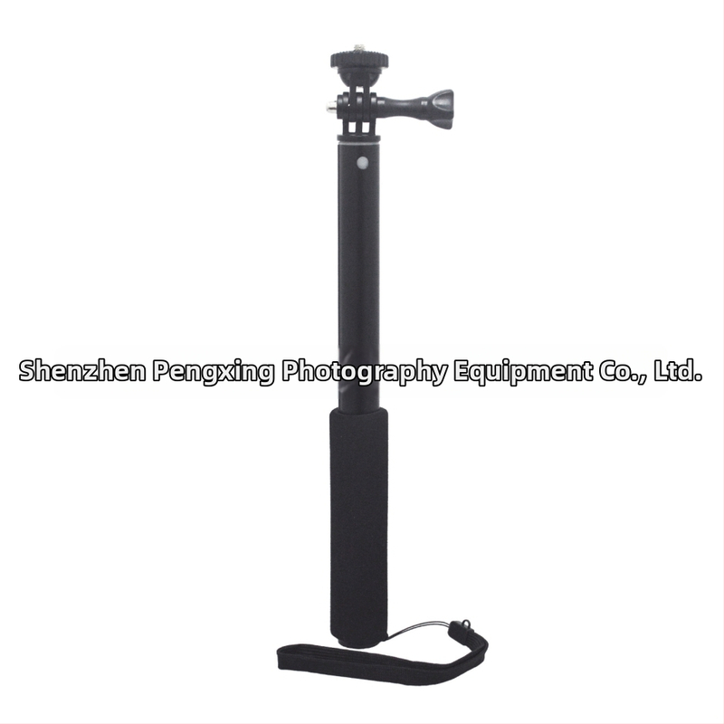 GoPro ir mobiliojo telefono selfie lazda — GP-1088, aliuminio lydinys, 4 sekcijos, maksimali apkrova 2 kg