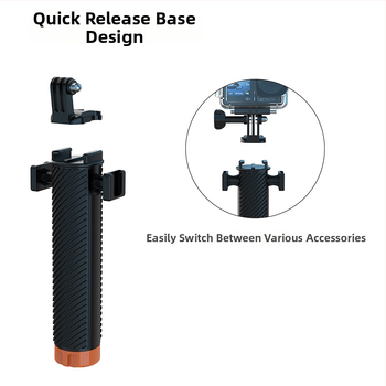 Plūduriuojantis lazdelė veiksmo kameroms – suderinama su GoPro 12, Shadow Stone, Insta360, Action4/3; ABS+EVA+PC medžiagos, svoris 85 g, apsaugo korpusą ir fiksuoja kamerą