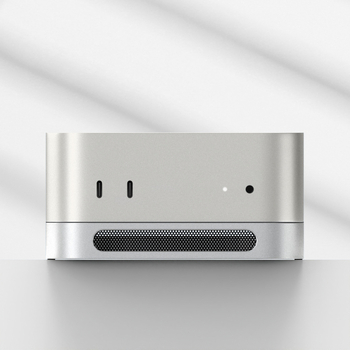 Επιτραπέζιο στήριγμα για Mac mini M4/M4 Pro με προστασία από σκόνη και ψύξη — κράμα αλουμινίου, 118 g